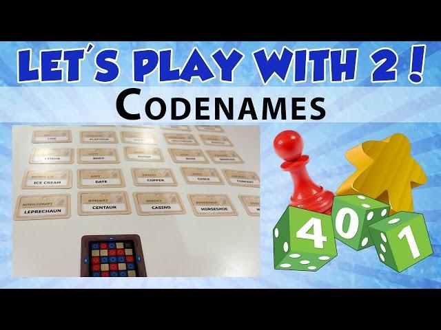 Let's Play with 2: Codenames