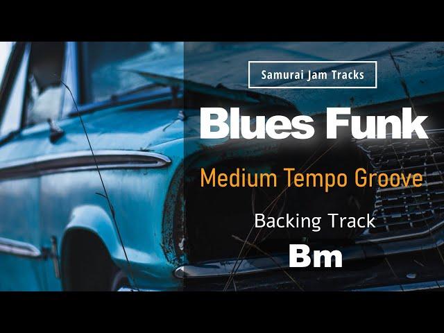 Blues Funk Guitar Backing Track in Bm