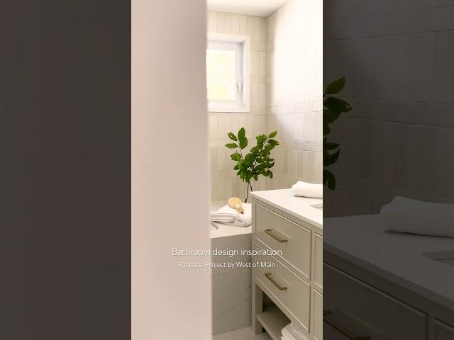 Full home tour on our channel  #ParksideProject #interiordesign #bathroomdesign