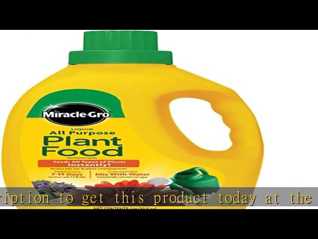 Miracle-Gro Liquid All Purpose Plant Food Concentrate 32 Oz.