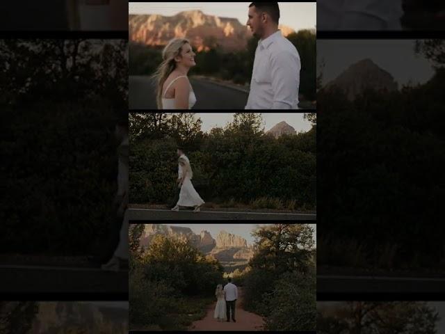 Sedona Elopement - Dangerfield weddings - Panasonic gh5 #shorts