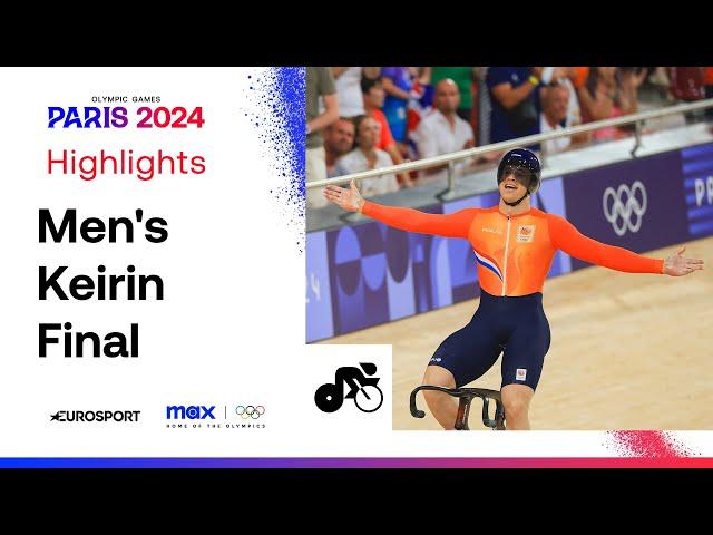 Harrie Lavreysen Wins GOLD MEDAL  Track Cycling Men's Keirin #Paris2024