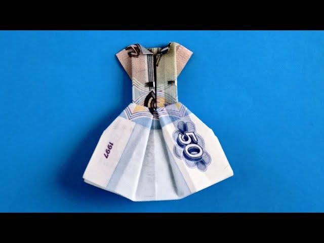 Origami money dress of bills | minigame