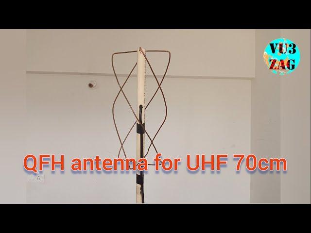 QFH antenna for UHF 70cm