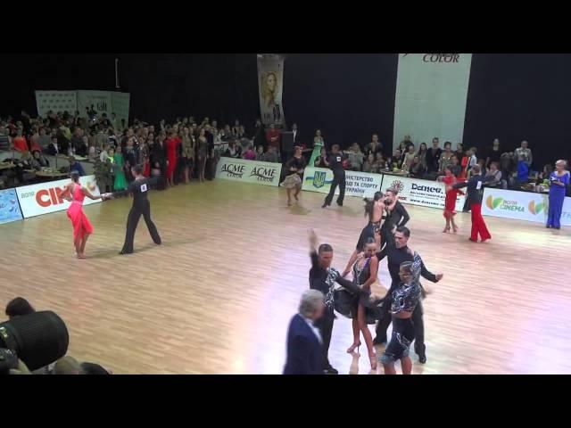 Kyiv Open 2014 Andrii Voloshko Kateryna Kyrylenko cha cha cha 30 11 2014