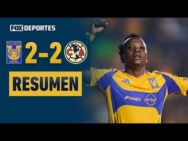  TIGRES, A LA FINAL | Tigres 2-2 (3-3) América | Semifinal Vuelta | Liga MX Femenil