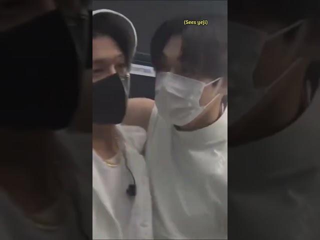 Yeji, hyunjin & wooyoung greeting YEONJUN  (best 4th gen idols) #txt #ateez #skz #itzy