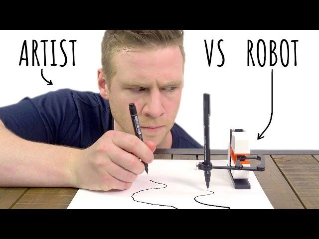 ARTIST V.S ROBOT - Who can DRAW the best?!