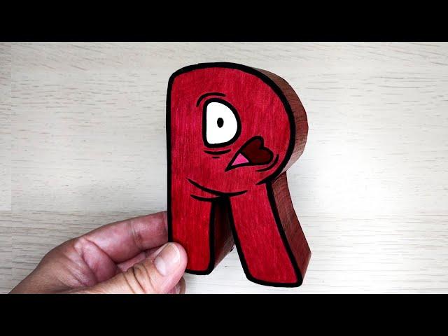 Cool Craft | Paper Alphabet Lore R