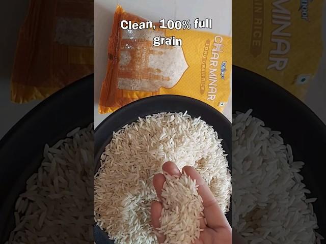 Kohinoor Charminar Long Grain Rice Review #tryit #shorts #ytshorts #ricereview #longgrain #vegfoodz