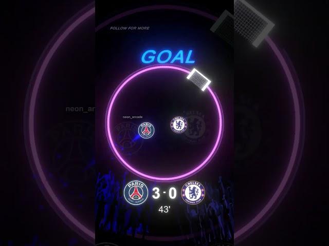 PSG vs CHELSEA#footballmarbles #footballedit #neonarcade #chelsea #psg