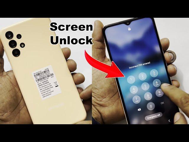 Samsung A13 Forget Password | Screen Unlock | Factory Reset