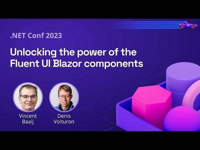 Unlocking the power of the Fluent UI Blazor components | .NET Conf 2023