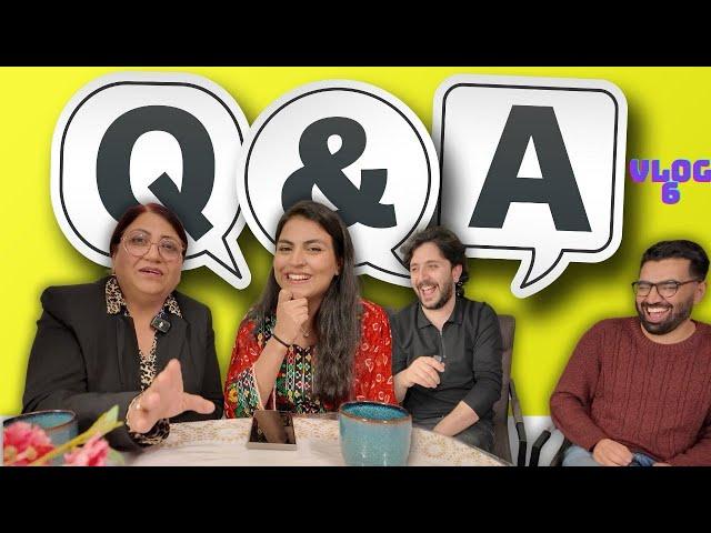 Q&A with mom & Who knows me better? Mom v/s Husband | سوال و جواب همراهی مادر جانم | Vlog 6