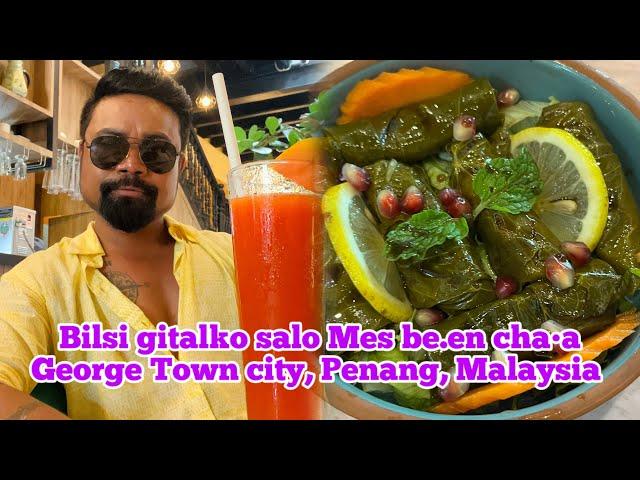 Bilsi Gitalo Arabic restaurant-o Mes be•en cha•a aro nitobegipa George Town city, Penang, Malaysia