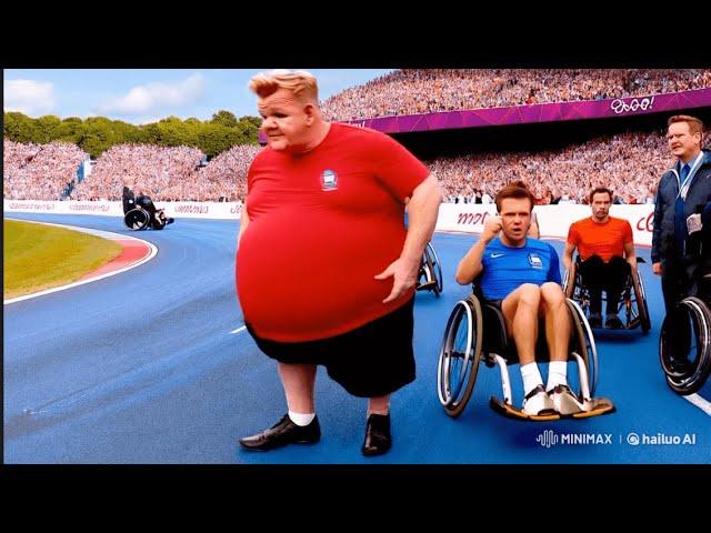 Gordon Ramsay competes in the... Paralympics?