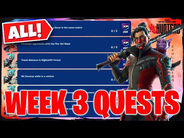 How to Complete All Week 3 Quests in Fortnite Chapter 6 Season 1 (Complete Guide)