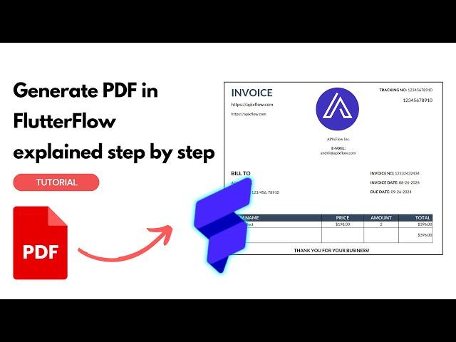 Generate PDF in FlutterFlow Step by Step Guide