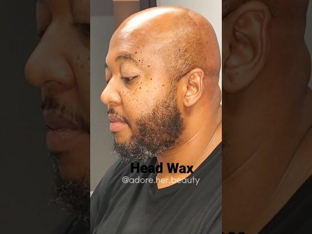 #HeadWax Follow Up #ScalpWax #BaldHead #BarberShop Nope 