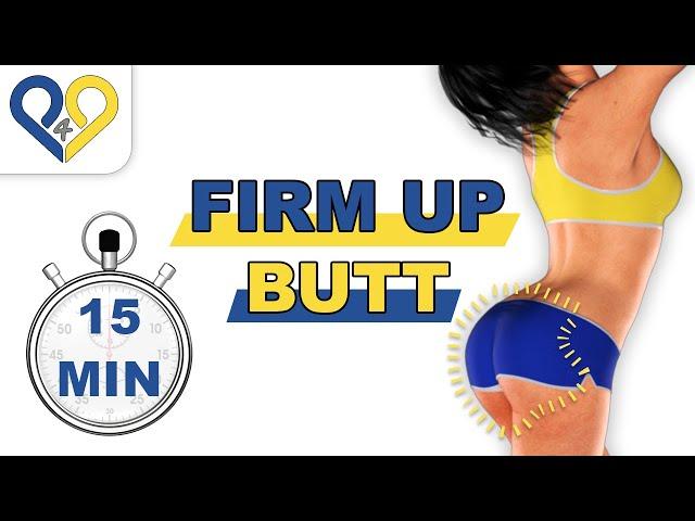 Firm up / toning buttocks workout - Level 1 - No Music