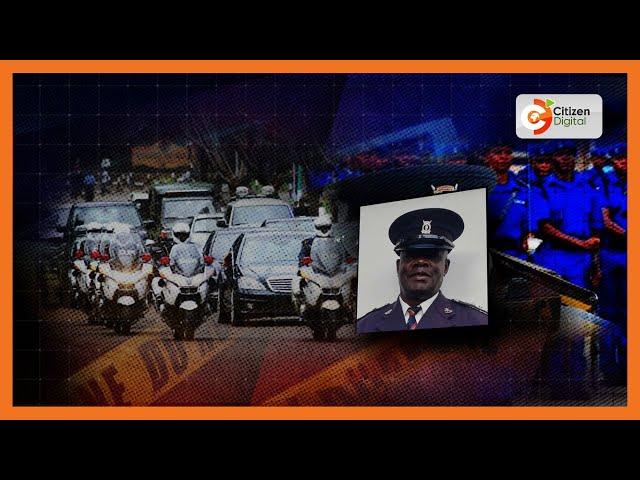 Chief Inspector Oballa died while clearing the Presidential convoy