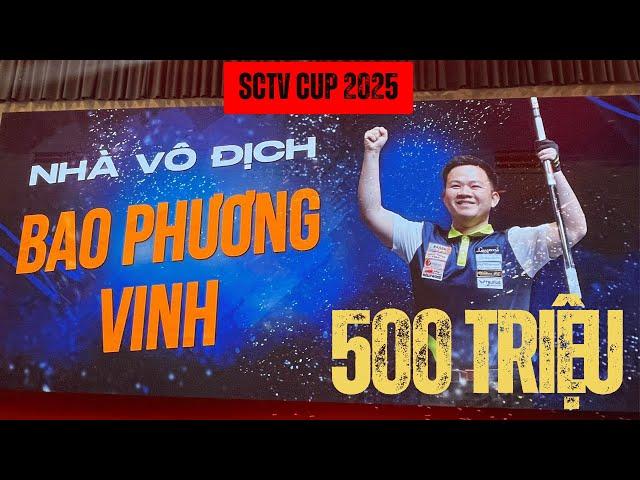 BAO PHƯƠNG VINH VƯỢT QUA TRẦN QUYẾT CHIẾN VÀ VÔ ĐỊCH TRONG CUỘC CHIẾN 500 TRIỆU ĐỒNG TẠI SCTV CUP!