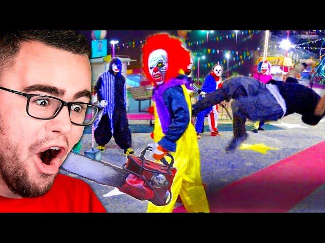 Reacting to CIRCUS CLOWNS vs PARKOUR!!