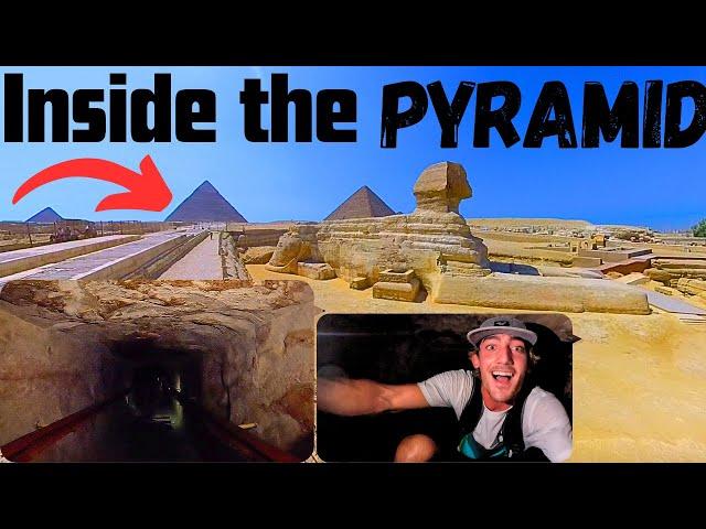 I was Inside The GREAT PYRAMID!!