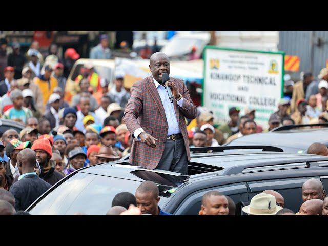 LIVE; DP GACHAGUA AND HIS TROOPS IN LIMURU!