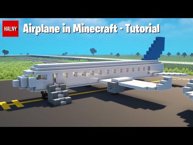 How to build an airplane in Minecraft