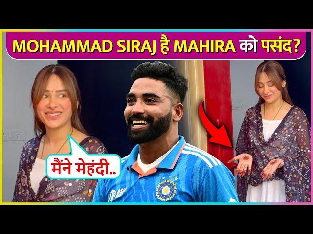 Mahira Sharma Epic Reaction On Her Love-Affair With Cricketer Mohammad Siraj Says Maine Mehndi Lagai