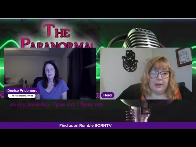 Heidi Taylor live on the Paranormal Pride