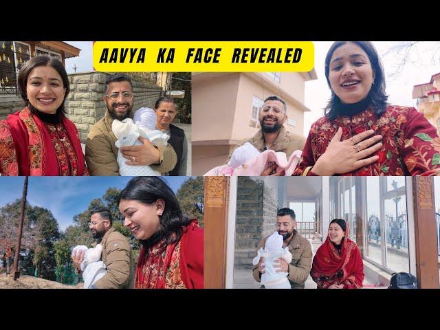 Aavya Ke Four Month Complete Ho Gaye // Humne Kiya Aavya Ka Face Reveal // Surprise Sabhi Ke Liye