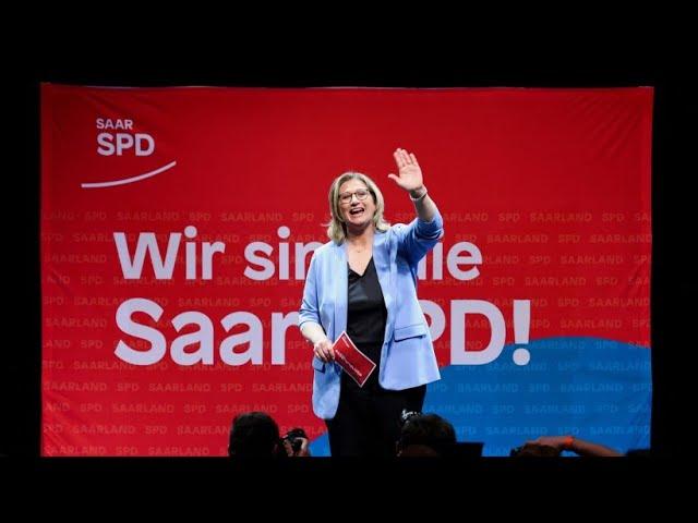 SPD holt bei Wahl im Saarland absolute Mehrheit