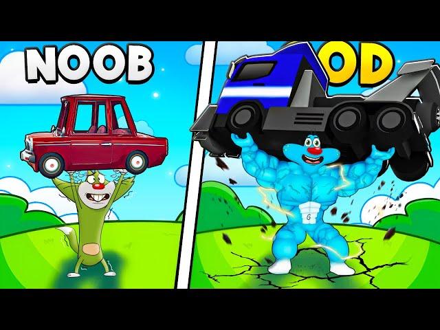 Roblox Oggy Become Raod Rage Beast With Jack In Road Rage Simulator