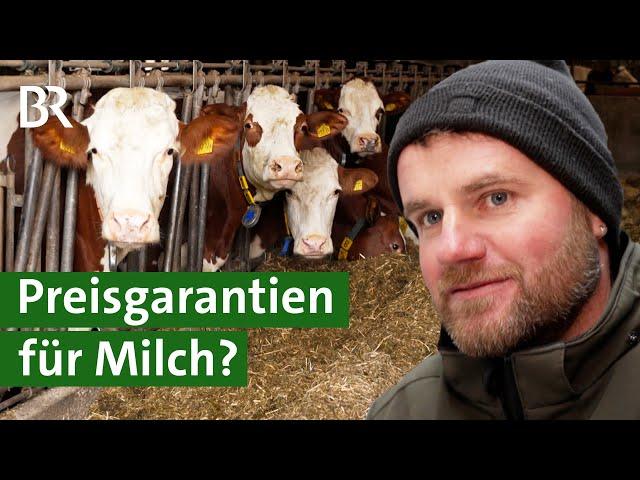 Schwankende Preise: Landwirte wünschen sich langfristige Verträge für Milch | Unser Land | BR