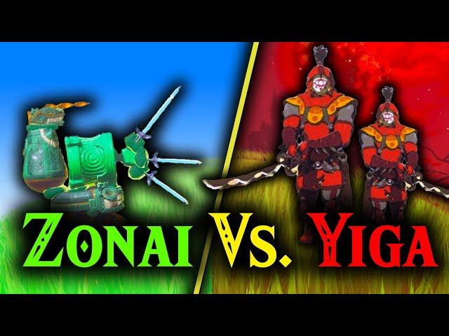 The STRONGEST Zonai Mech Vs. 100 Yiga ARMY!