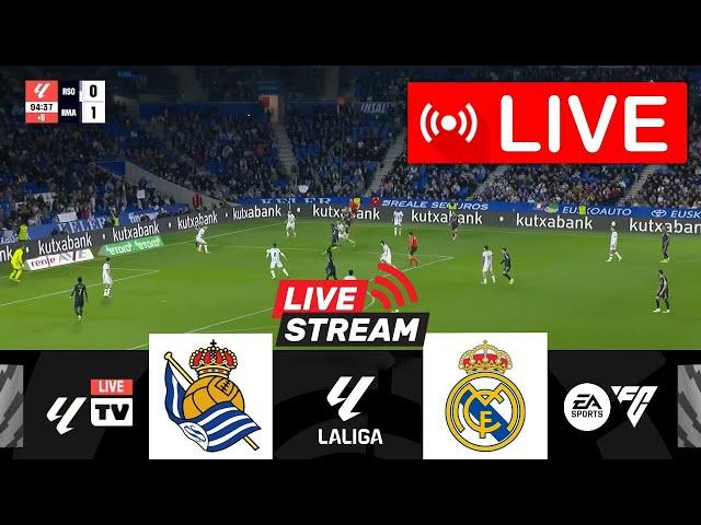 [LIVE] Real Sociedad vs Real Madrid | LaLiga 2024 | Full Match Today Streaming