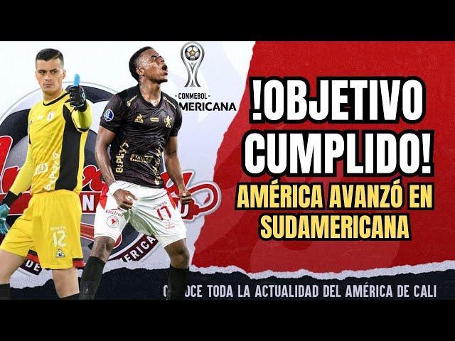  #EnVivo  ¡OBJETIVO CUMPLIDO¡ AMÉRICA AVANZÓ EN SUDAMERICANA.