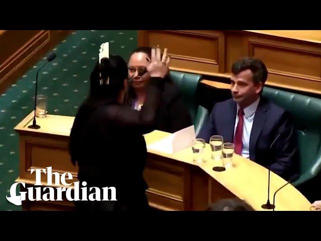 Māori MPs perform haka and disrupt NZ parliament debate on treaty rights changes