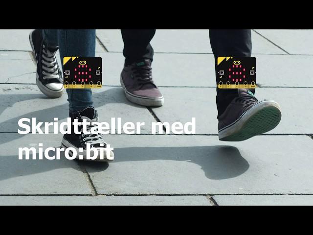 Skridttæller med micro:bit