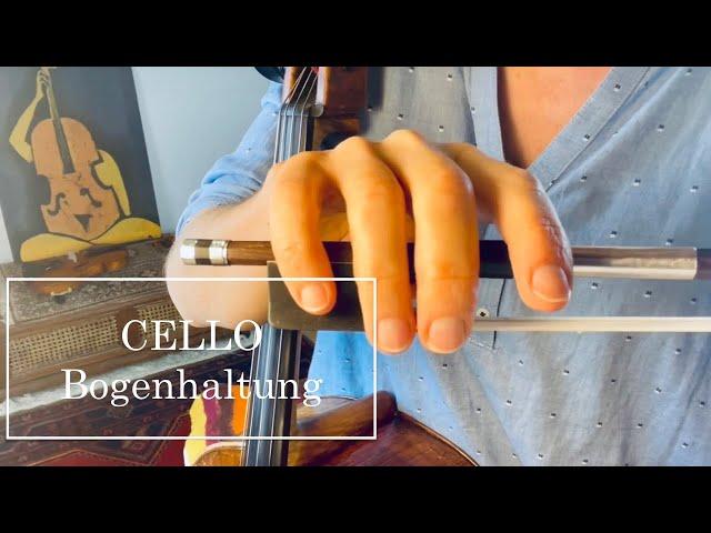 Cello Bogenhaltung