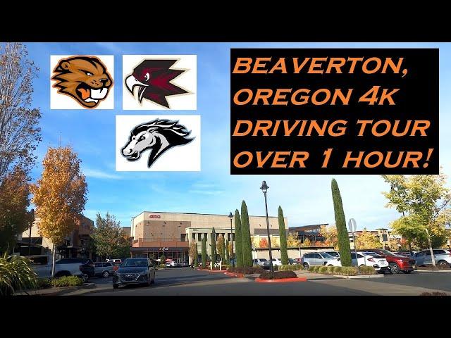 Beaverton, Oregon | 4k Drive Tour  | Over 1 hour!