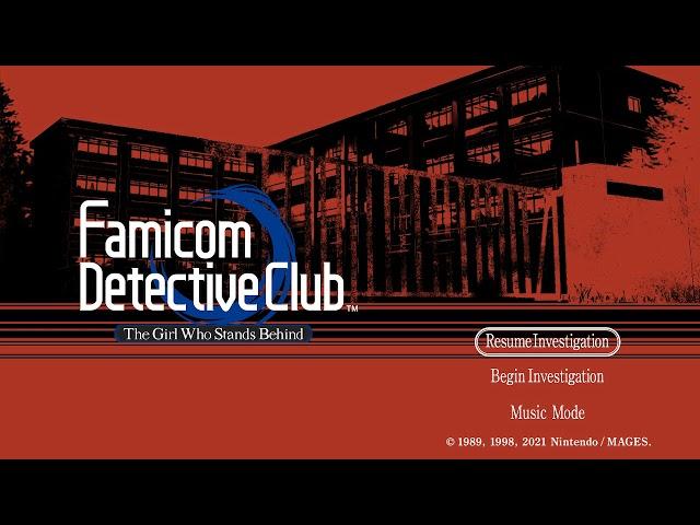 Famicom Detective Club | The Girl Who Stands Behind | Full Soundtrack (Switch/Super Famicom/Famicom)