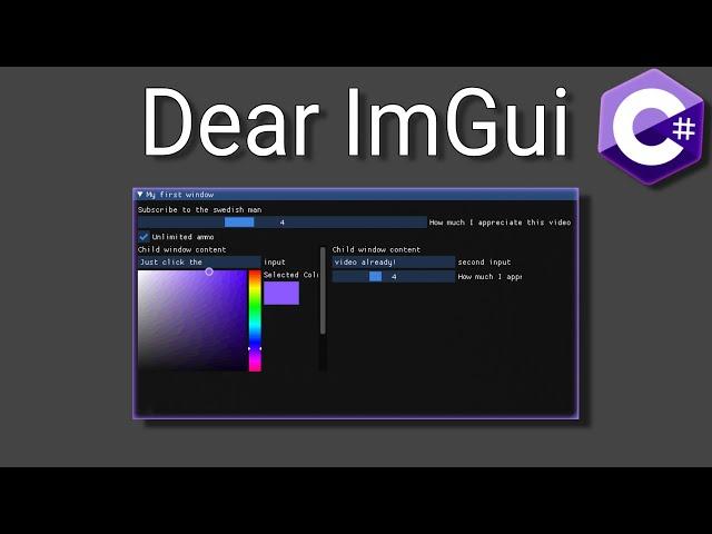 Dear IMGUI in C# .NET! (Tutorial)