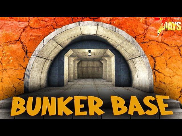 Underground Bunker NO CHEESE Melee Multiplayer Base – 7 Days to Die 1.1