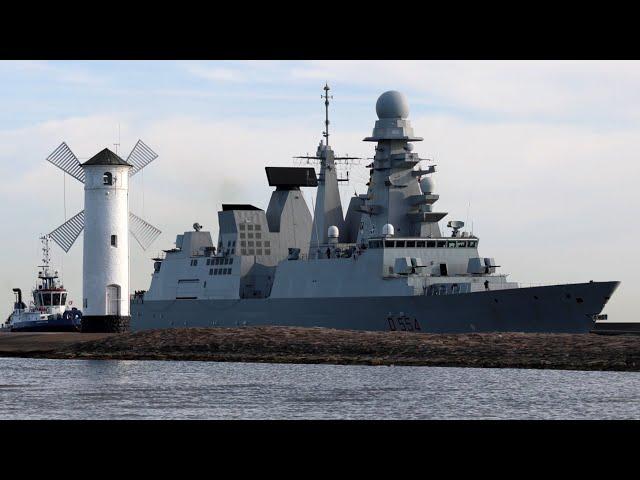 Italian Destroyer ITS CAIO DUILIO | Maiden Call Port of Świnoujście / Poland