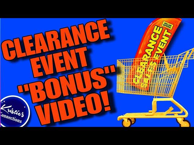 AWESOME DOLLAR GENERAL CLEARANCE EVENT DEALS!