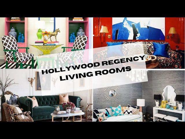 Hollywood Regency Living Rooms Home Decor & Home Design | And Then There Was Style