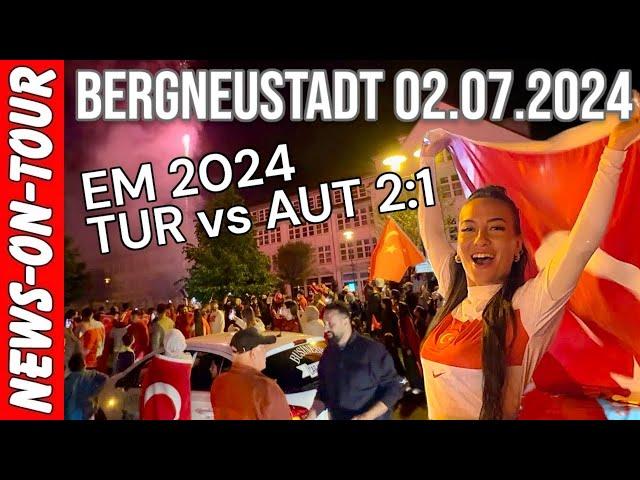 AUT/TUR 1:2 Bergneustadt (02.07.2024) TÜRKIYE - HAYRAN Duyguları. Fan-Emotions Österreich vs. Türkei